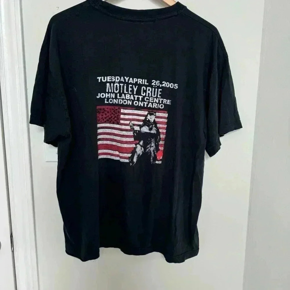 Motley crue 2005 y2k tour band tee XXL - Picture 5 of 6